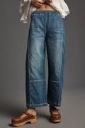 Pilcro Izzie Relaxed Pull-On Barrel Jeans - 2XL