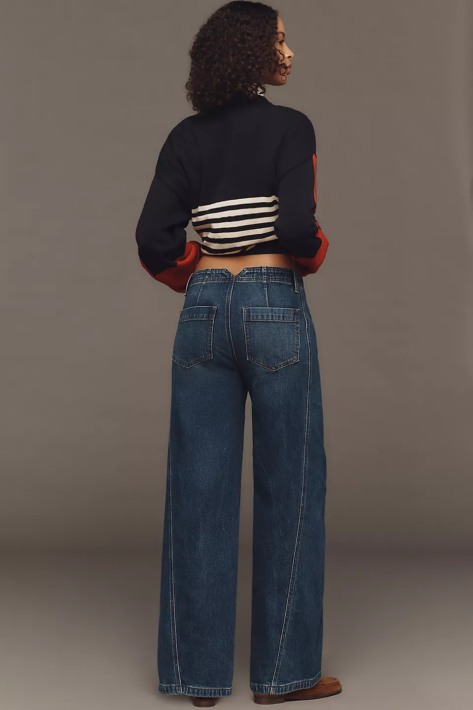The Lex High-Rise Relaxed Tapered Jeans by Pilcro - Size 31