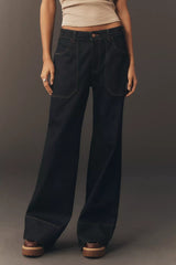 The Rylan Japanese High-Rise Flare Jeans by Pilcro Size: 28