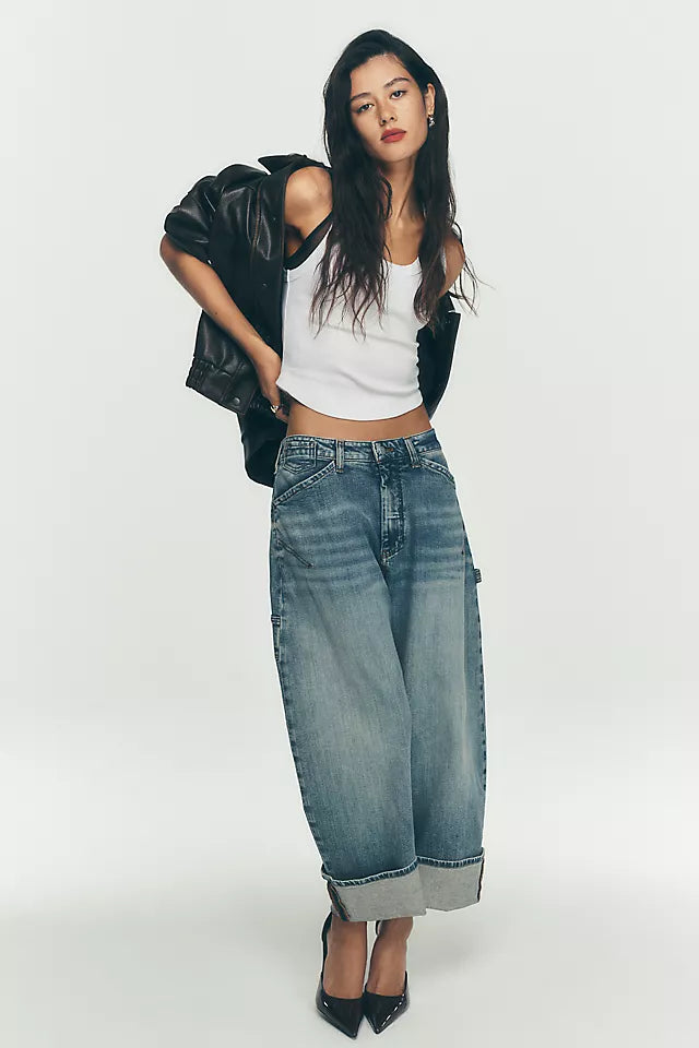 The Kayden Barrel Carpenter Jeans by Pilcro Size 32