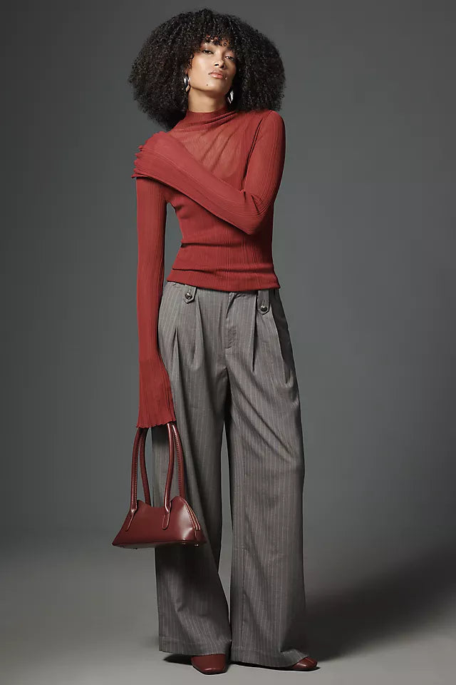 Anthropologie Wide-Leg Trousers Size 0