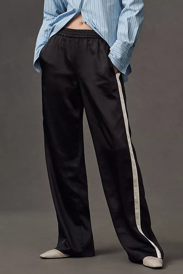 Sanctuary Satin Track Pants Size M