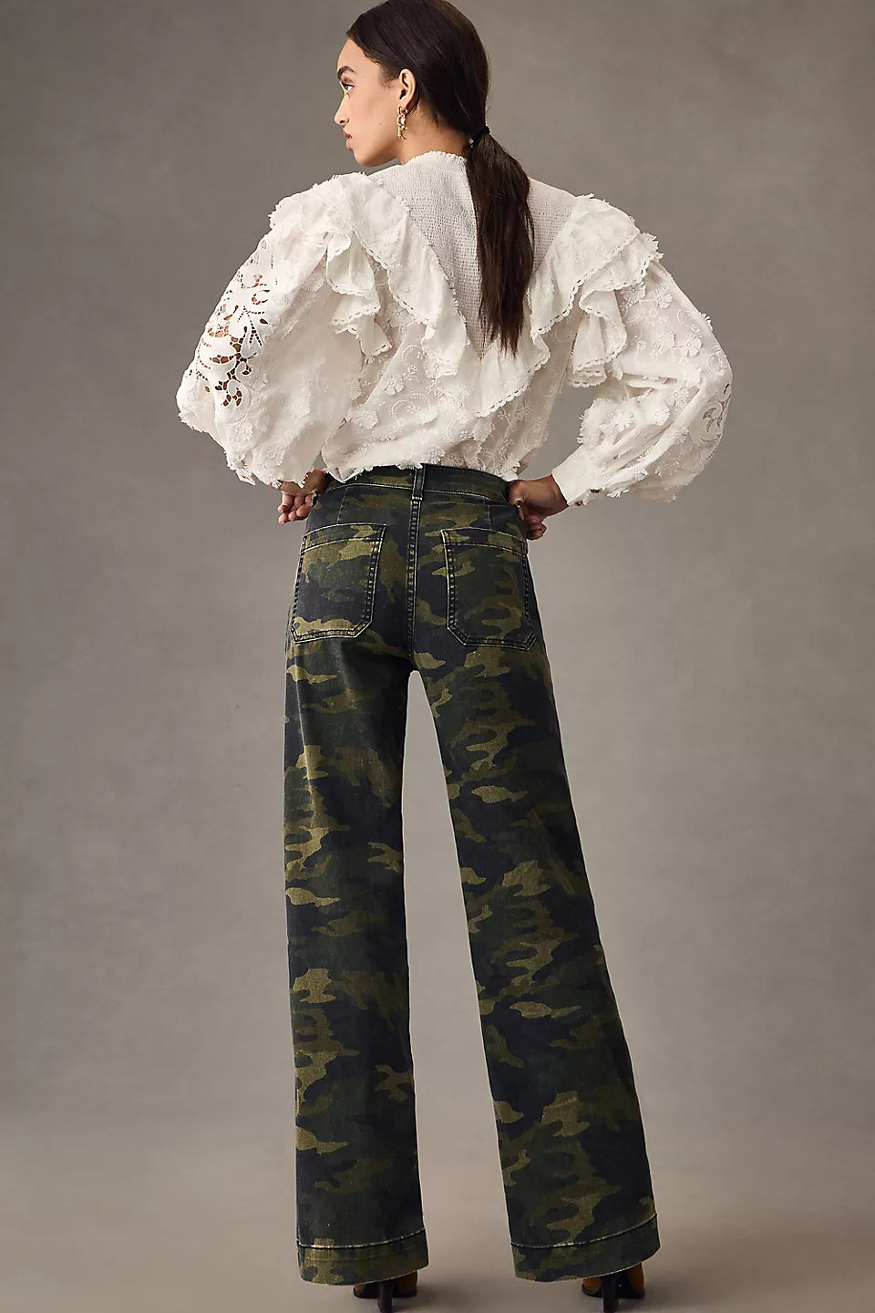 Anthropologie ASKK NY Sailor Camo Pants Size: 26