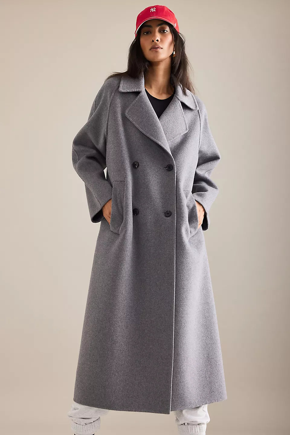 By Anthropologie Double-Faced Wool Blend Coat Size: 6