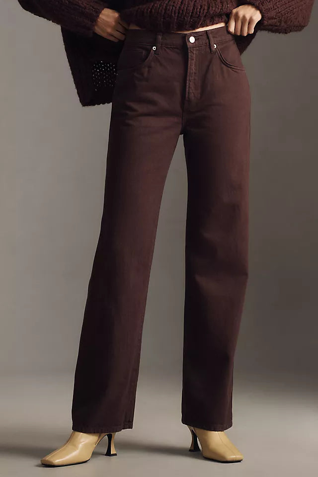 Reformation Val 90s Mid-Rise Straight-Leg Jeans Size 29