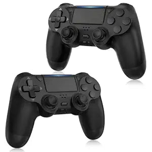 PS4 Controller 2 Pack, Wireless PS4 Controller for PS4 / Pro/Slim & PC