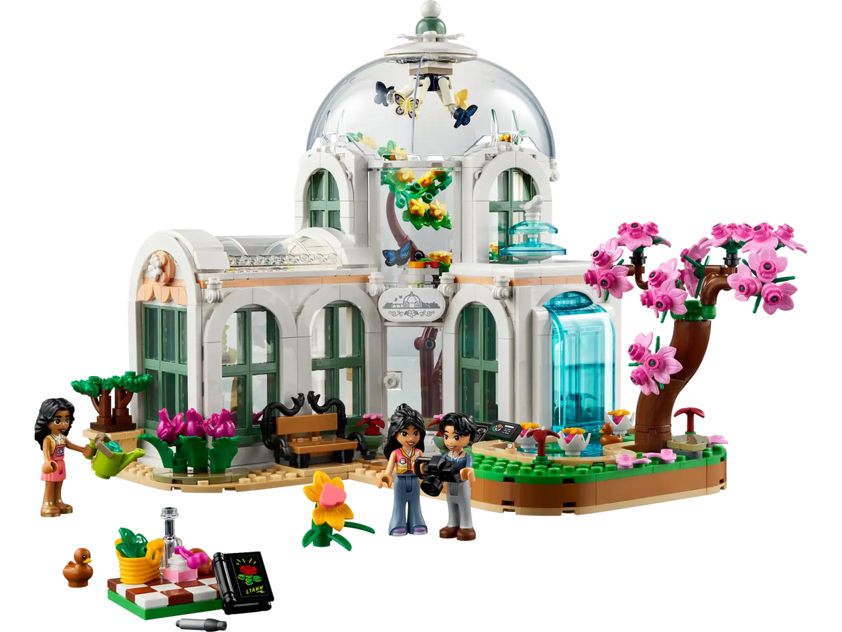 LEGO Friends Botanical Garden Building Toy Set, A Creative Project for Ages 12+, Build and Display a Detailed Greenhouse Scene, A Gift for Kids and Teens Who Love Flowers and Plants, 41757