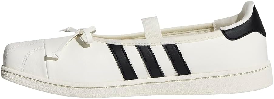 adidas Women's Originals X Jennie Superstar Sq Ballet Flats Casual - White - (Size: 7)