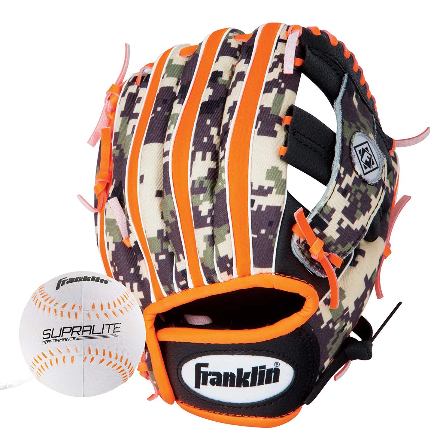 Franklin Sports 9.5 In. RTP Series T-Ball Glove, Right Hand Throw