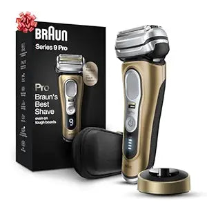 Braun Series 9 Pro 9419s Electric Shaver for Men, Holiday Gifts for Men, Wet & Dry Shave, Shaving Kit with 4+1 Head with ProLift Trimmer