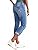 Flamingals Women's Denim Capri Jeans for Women Mid Rise Skinny Capri Pants-2XL