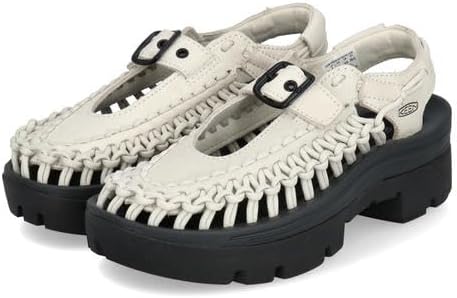 KEEN - Unisex UNEEK PLK Mary Jane Sandal in Birch Smooth Leather - W8.5/M7