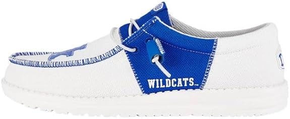 HEYDUDE Men's Wally Tri Kentucky in White/Royal Blue - 12