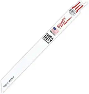 Milwaukee 48-00-5188 9 in. 18 Teeth per in. Medium Metal Cutting SAWZALL Reciprocating Saw Blades - pack of 5