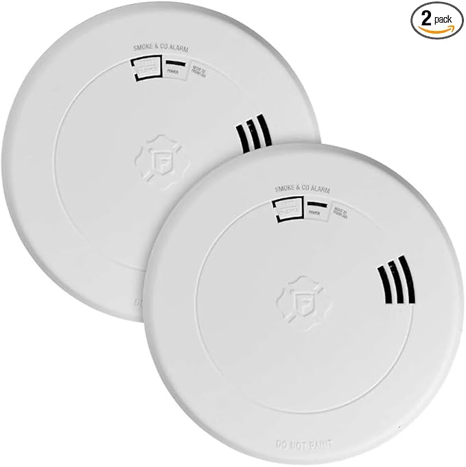 First Alert SMCO210V Precision Detection, 10-Year Battery Smoke and Carbon Monoxide Alarm, 2-Pack