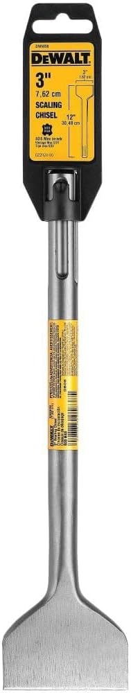 DeWalt DW5838 3" x 12" SDS Max Shank Fully Hardened Steel Scaling Chisel