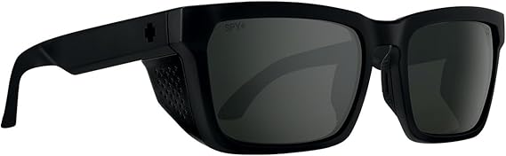 SPY Optic Helm Tech, Full Cover Square Sunglasses, Color and Contrast Enhancing Lenses