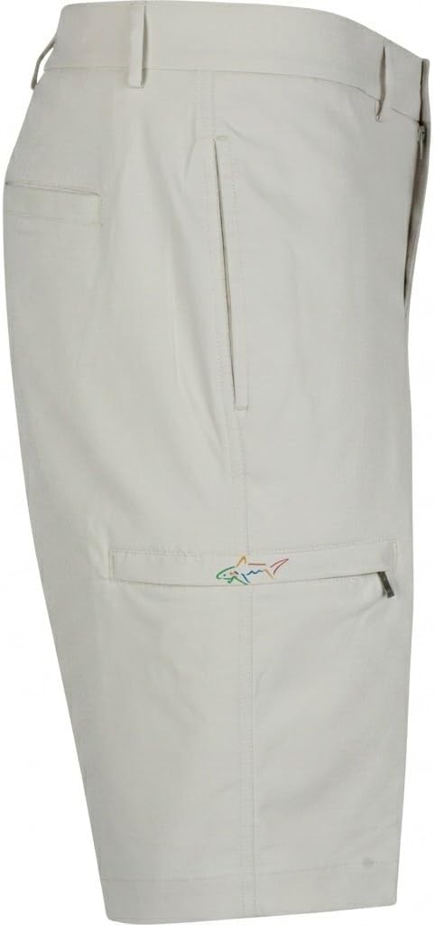 Greg Norman Men's Tech Cargo Golf Short, 10" Inseam - 35 Regular