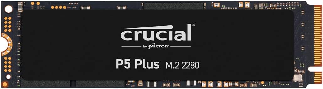 Crucial P5 Plus 1TB PCIe Gen4 3D NAND NVMe M.2 Gaming SSD, up to 6600MB/s - CT1000P5PSSD8 Solid State Drive (OPEN BOX)