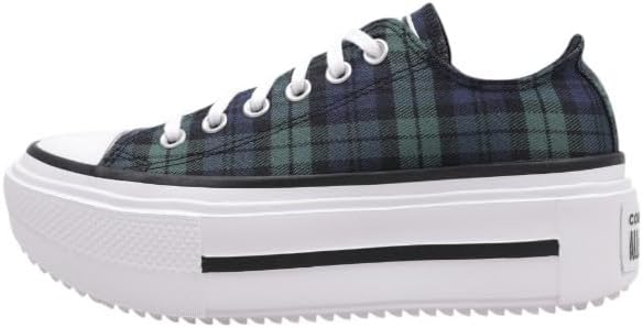 Converse Unisex-Adult Chuck Taylor All Star Lift Double Stack Platform Plaid Size: 8.5 Women/6.5 Men