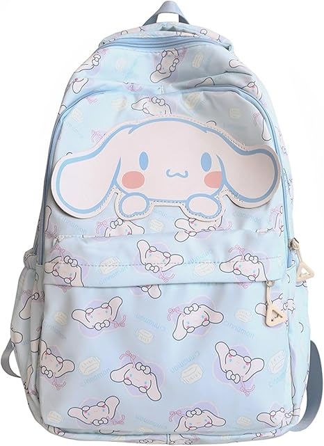 Roffatide Anime Cinnamoroll All Over Print Casual Backpack Laptop Backpack Travel Hiking Rucksack