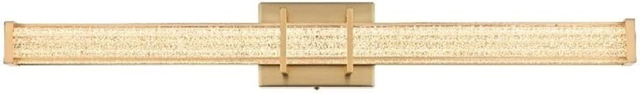 Living District Ivaan 31" Led Wall Sconce in Satin Gold