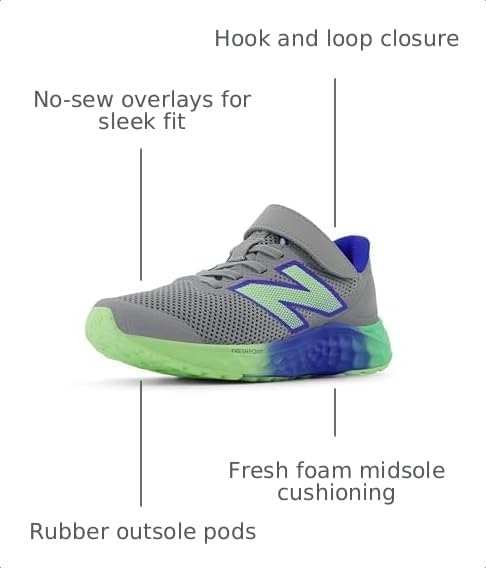 New Balance Kids Fresh Foam Arishi V4 Running Shoe (Size: 1 Little Kid)