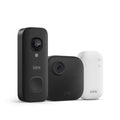 Blink Outdoor 4 and Wired Doorbell 2K+ (newest model) 1 Camera + Doorbell (Black)