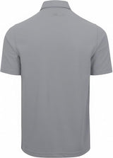 Greg Norman Full Button Pique Polo (Color - Sterling)