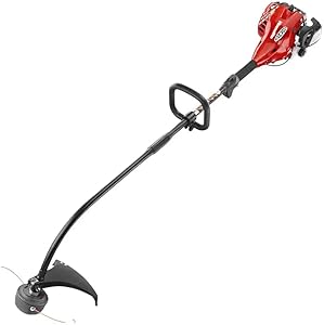 Homelite 2-Cycle 26cc Curved Shaft Gas Powered String Trimmer Clutched Engine 17 inch Cut