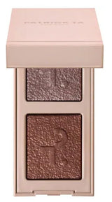 PATRICK TA | Major Dimensions Eye Illusions Eyeshadow Duo | Still in the Club - Sepia Sparkle and Cocoa Sparkle