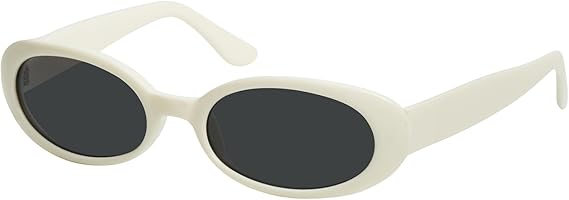 Mosanana Oval Cat Eye Sunglasses for Women Retro Y2K Style MS52372 (USED, OPEN BOX)