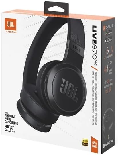 JBL - Live 670NC Wireless On-Ear Headphones with True Adaptive Noise Cancelling