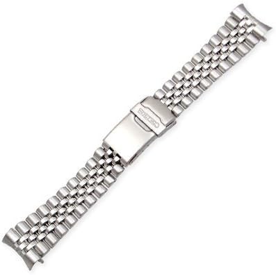 Seiko 22mm Jubilee Watch Band - Stainless Steel- (OPEN BOX)