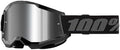 100% STRATA 2 Goggles Black - Mirror Silver Lens