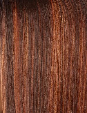 Sensationnel Curls Kinksandco Kinkyedges Wig - Kinky Roller Set 16 Inch Y Part Lace Natural Kinkytexture Edged Hairline for Natural 3C to 4C Hair Textures (BALAYAGECOPPER)