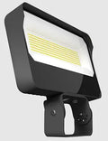 RAB Lighting X34XLT Adjustable General Purpose Flood Light, 3000K/4000K/5000K Selectable, 95/110/130W Adjustable, 0-10V Dim to 10%, Dusk to Dawn Photocell, 120-277V, Trunnion Mount, Bronze