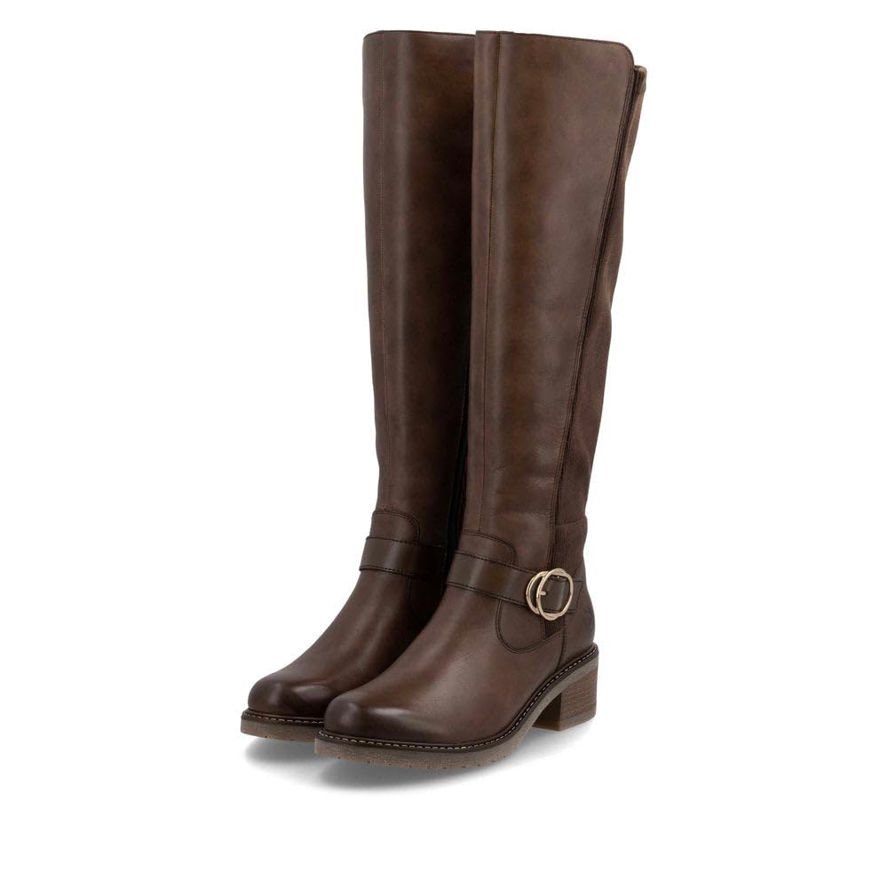 Remonte Aida 73 Women's mahogany / Brown high boots ( 8 M US - EUR 38)