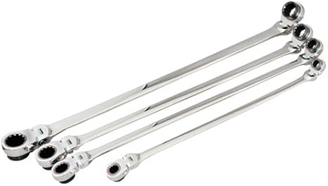 ATD Tools 99750 4-Piece 8 SAE Size X-Large Ratcheting Wrench Set