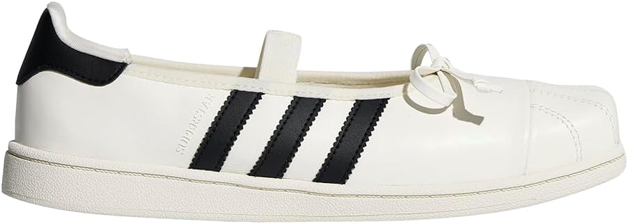 adidas Women's Originals X Jennie Superstar Sq Ballet Flats Casual - White - (Size: 7)