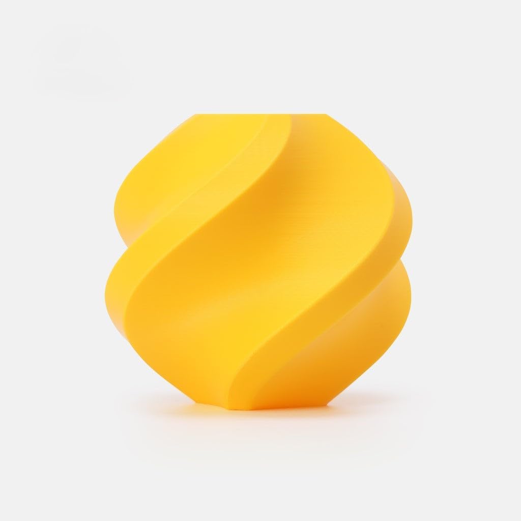 Bambu Lab PLA Filament Matte 3D Printer Filament 1.75mm PLA 1kg High Tenacity - Sunflower Yellow (10402) - Spool