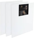 New York Central Portrait-Smooth Artist Canvas Panel 9x12 -Pack of 3 Professional Quality 100% Cotton Canvas Panels for Painting - Ideal for Painting, Acrylics, Oils