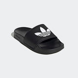 adidas Kids' Adilette Lite Sandals - Core Black/White - Size: 4