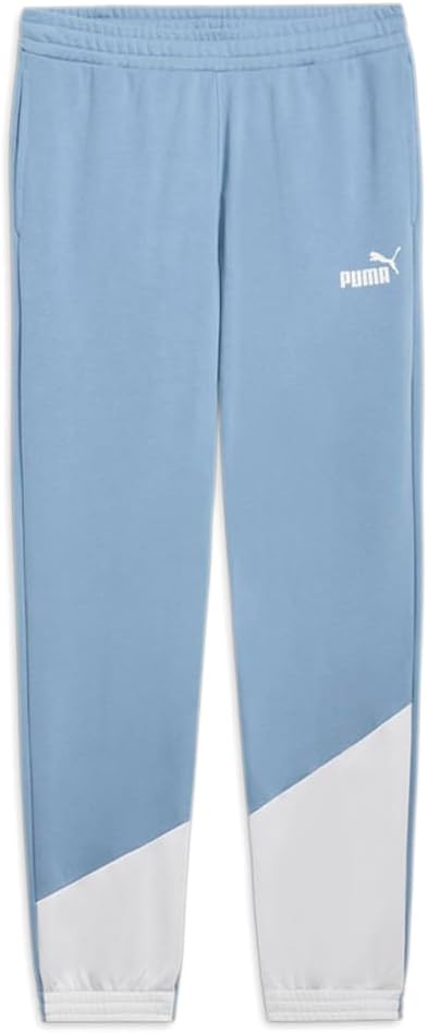 PUMA Power Sweatpants Casual, Bule/White _ Men's S