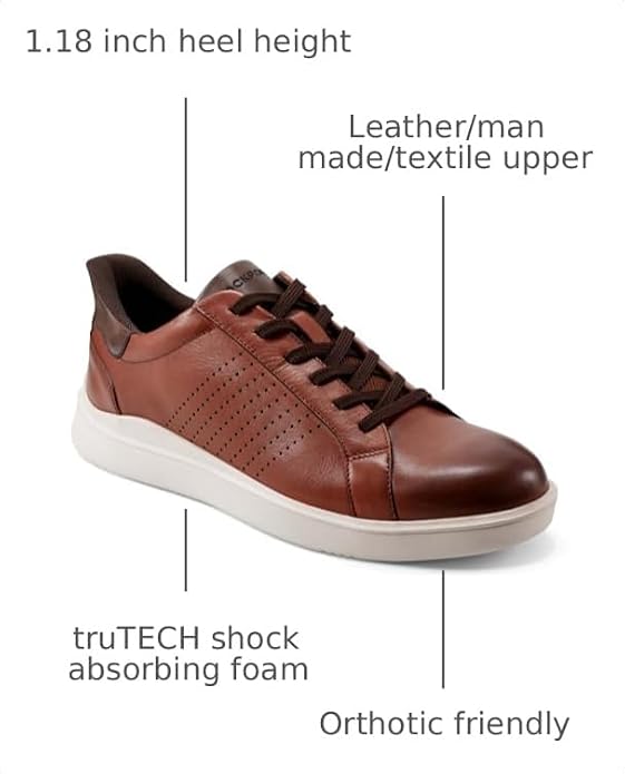 Rockport Men's Tristen Step Activated Lace-up Sneakers (Size: 10)