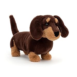 Jellycat Otto Sausage Dog Stuffed Animal, Medium 11.5 inches - Dogs and Puppies Plush Toy - Classic Children's Gift