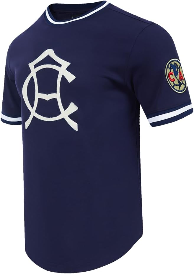 PRO STANDARD Club America - Men's LIGA MX Premium Cotton Double Knit S/S TEE - Midnight Navy - LG