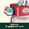 Cuisinart Snow Cone Maker  Makes 4-5 snow cones in less than a minute! (NEW, OPEN BOX) **DAMAGED BOX**