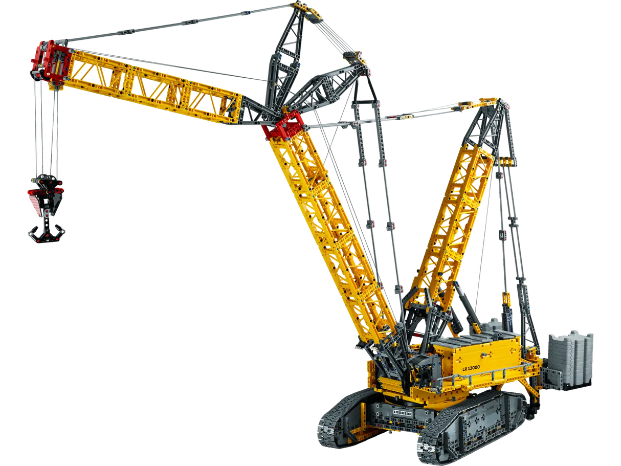 LEGO Technic Liebherr Crawler Crane LR 13000 42146 Advanced Building Kit for Adults, Build and Display a Rewarding Project, Model Crane with Incredible Details Including Winch System and Luffing Jib