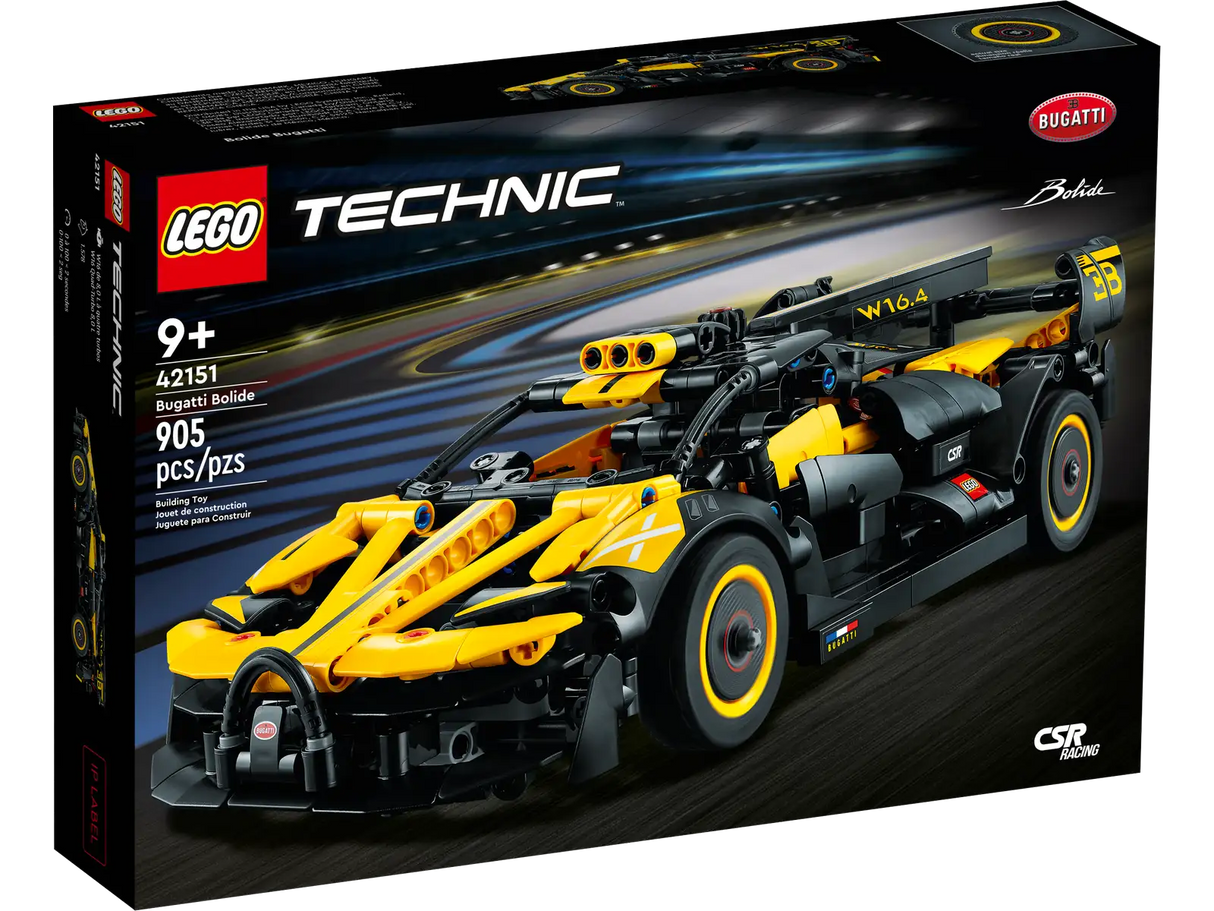 LEGO Technic Bugatti Bolide Racing Car Building Set - Model and Race Engineering Toy for Back to School, Collectible Sports Car Construction Kit for Boys, Girls, and Teen Builders Ages 9+, 42151